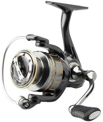 Mitchell MX3SW spinnrulle, fiskerulle, spinnrullar, hav - Inshore/Nearshore fiske, den perfekta havsfiskerullen för en mängd olika tillämpningar, unisex, silver och guld, 3000
