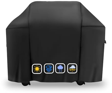 7106 Grillabdeckung Wetterfest für Weber Spirit 300,E310,E315,E330 Series Grill,132CM Wasserdicht Abdeckhaube Gasgrill,Abdeckung Ersatz Uv-Beständige für Weber Spirit II E310,Grillabdeckhaube