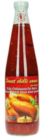 YIJIA | Salsa Chili Dulce para Rollitos y Carnes ‎（Flying）725ml - Un auténtico indispensable de la cocina tailandesa