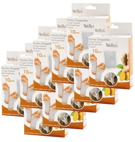 SHOP-STORY - GINPATCH: Packung mit entgiftenden und belebenden Fußpflastern mit Ingwer und Bambus