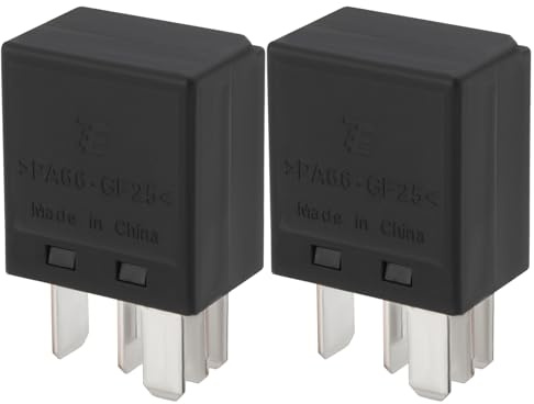 eMagTech 2pcs STK. 12 V/25 A 5-poliges Mikrorelais V23074-A1001-A403 Relais für Kfz-Umrüstschalter Heizungsmotoren Lüfter Pumpen Und Scheinwerfer