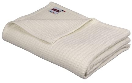 DODO - Plaid Coton Recyclé Caresse Nature 120x180 cm - Douceur Exceptionnelle - Confort Durable et Élégant - 54% Coton, 15% Acrylique, 13% Polyester - Lavable en Machine à 30°C