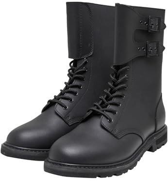 Brandit French Combat Boots, färg: svart, storlekar 4/38 till 13/47, svart, 45 EU