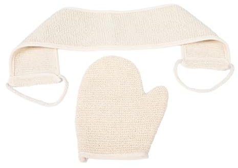 PACKOVE Exfoliating Bath Gloves for Shower Washable Body Scrubber Gloves Deep Exfoliating Function for Skin Care in Bath
