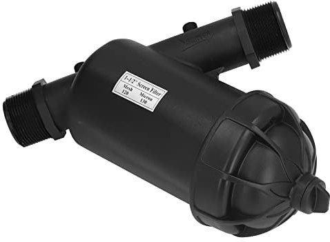 Srliya 120 Mesh G1-1/2 Filtro de Disco de Hilo Masculino para Sistemas de Riego por Goteo Ideal para Jardinería de Invernadero