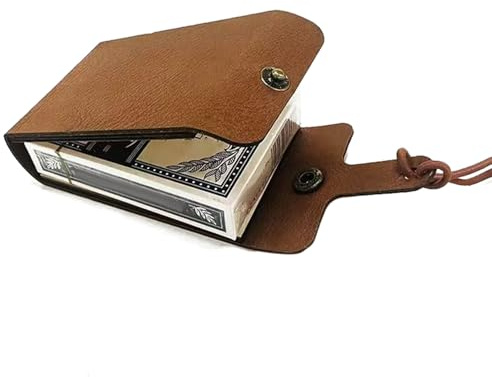 Conjunto De Juegos De Mesa De Cribbage - Tablero De Madera | Juego Clásico con Estuche De Falso, Mazo Completo De Cartas De Juego Y 6 Clavijas, Entretenimiento Portátil para Viajes, Reuniones FA