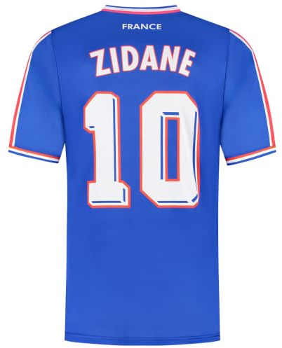 Maillot De Foot France Zidane - CM 1998 - Enfant et Adulte