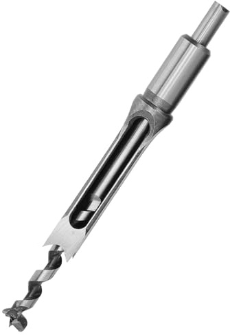 CHICIRIS Punta Trapano per Coclea per a Tazza Quadrata 6 Pezzi, Strumento per la Lavorazione del Legno Ad Alta Durezza per Macchina per Mortasa e Tenone, Materiale in Acciaio, 6 Diversi