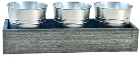 Xinhuju Vasi per piante da interno, 3 pezzi, piccoli vasi da fiori in metallo, con sottovaso, piccoli vasi per piante, per famiglia, amici, scrivanie, davanzali, uffici, interni ed esterni, terrazza