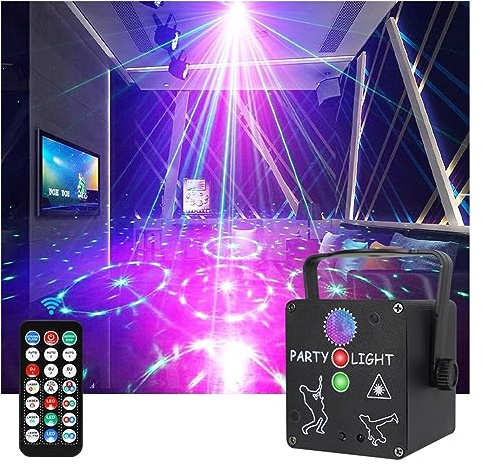 Disco Lampen USB Mini Party Lichter Tragbare Projektor Bunte RGB DJ Stroboskope Bühne Beleuchtung for Bar Club Licht Für Partys und Clubs