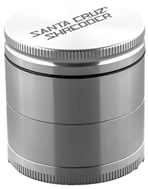 Santa Cruz Shredder Small 4 Piece Gloss Herb Grinders Grey