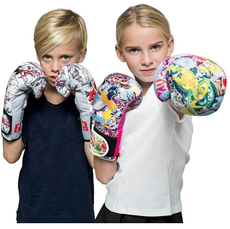 Sanabul Kids Klistermärke Bomb Boxning Kickboxing Träningshandskar Rage Fist 8 oz