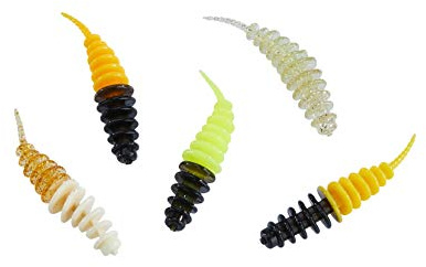 Balzer Trout Attack Trout Collector 70mm 7cm Knoblauch Mix 2 160640207 Trout Worm UL Ultra Light Fischen Forellenangeln Barschangeln