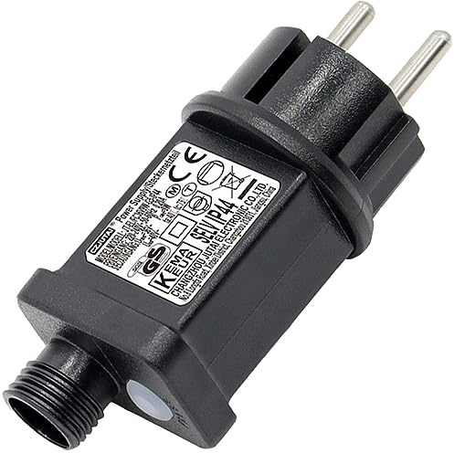 yowin 31V EU Stecker 8 Modi Lichterkette Netzteil Adapter mit Timer, Speicherfunktion, IP44 Wasserdicht Transformator für Weihnachtsbeleuchtung Lichternetz Lichterkette Eisregen Lichtervorhang LED