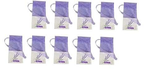 VILLCASE 22pezzi Sacchetti Vuoti di Lavanda Sacchetti di Garza Riutilizzabili per Armadio Auto Casa Design Coulisse Facile da Usare