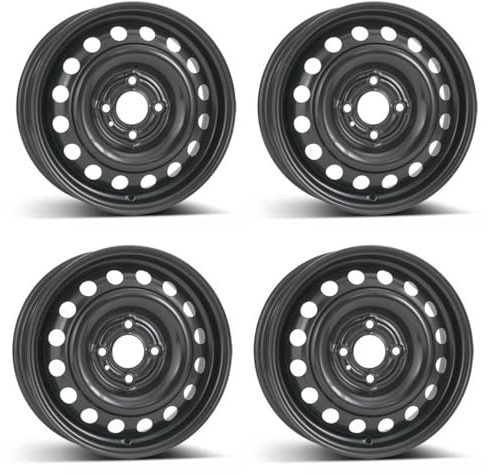 4x Alcar Stahlfelgen 4-6775 5.5Jx15 ET45 4x100 kompatibel mit Nissan Note