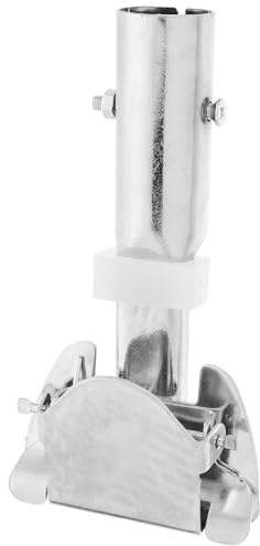 Beavorty Clip de Remplacement Diamètre 25 Mm Rotation à 360 Degrés Prise Confortable Adapté pour Vadrouille et Balai à Serpillères pour Manche de Balai en Acier Inoxydable Argenté