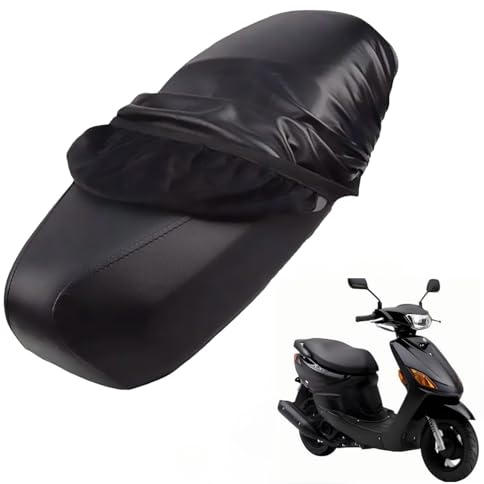 Cylocrya - Funda de asiento de moto, de poliuretano, funda universal para asiento de motocicleta, cojín de asiento cómodo para moto eléctrica al aire libre, instalación fácil y rápida, 82 cm - 92 cm