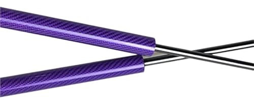 MCQNDS Heckklappendämpfer Für Opel Für Corsa D S07 2006-2014 Fließheck 5-Türer Heckklappe Kofferraum Gasdruckfedern Hubstützen Stoßdämpfer 610 Mm(Purple Carbon Fiber)