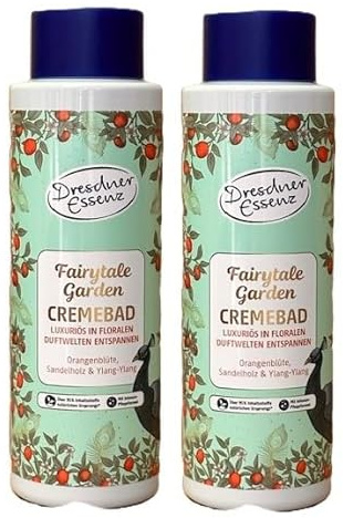 2er Pack Dresdner Essenz Cremebad Fairytale Garden 2 x 500ml