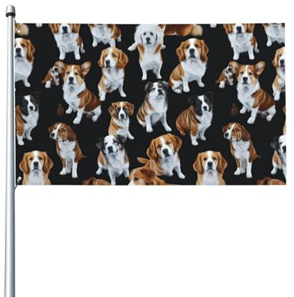 Bandera de bulldogs ingleses para exteriores, para patio, césped, decoración de fiesta, muestra con orgullo tu estilo