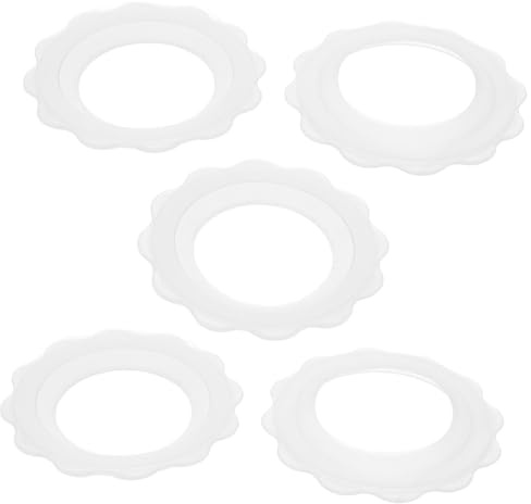 MUELODSIC 5 Stück Teiliges Stillhütchen aus weichem Elastomer mit rutschfestem schweißresistentem Schutzring wiederverwendbare Brustschutzhüllen gegen Reibung für stillende Mütter und