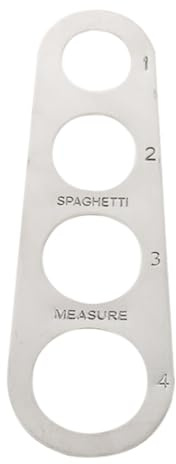 NUOBESTY Mesureur de Pâtes Inoxydable avec Outil de Portion de Spaghetti Précis Compact et Léger pour Chefs Professionnels et Cuisine Maison