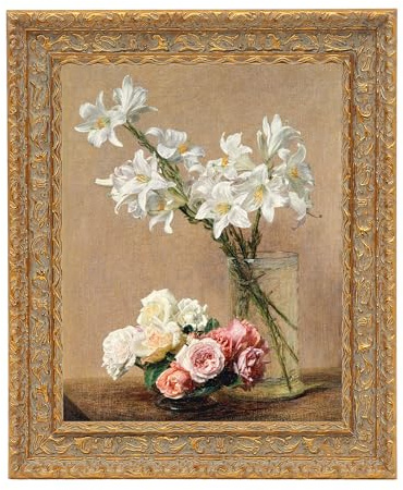 VAREIHNAZ 8x10 Frames for Oil Paintings,Antique Gold Ornate Floater Frame,Canvas Floater Frames,Floating Frame for Canvas Painting(8x10)