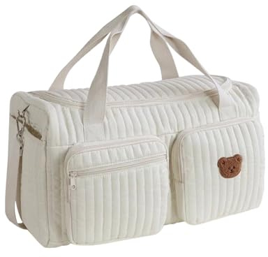Générique Organisateur De Poussette - Sac de Rangement Matelassé à Poches Zippées - Sac Organisateur Pour Poussette - pour Voyages et Sorties des Nouveaux Parents