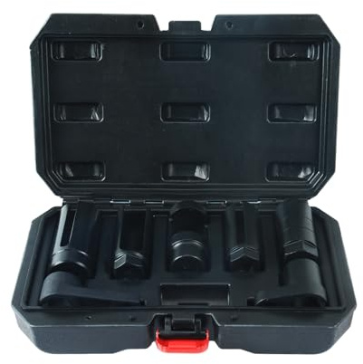 CCLIFE Lambdasond verktygsset 7 delar 22/27/29 mm 1/2 tum och 3/8 tum
