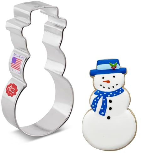 Ann Clark Cookie Cutters Ausstechform, Schneemann mit Hut, 10,2 cm