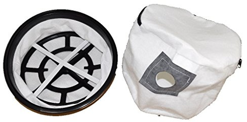 Washable Reusable Cloth Dust Bag and Filter Set 12 Inch 305MM Compatible with George, Harry, Henry, Hetty, Numatic