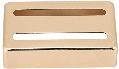 Bnineteenteam Gitarren Pickup Cover Messing Humbucker Cover Two Slot für Pickup der E-Gitarre