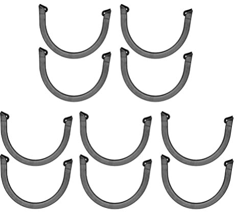 Gatuida 5paare Skateboard Anti-kollisionsstreifen U-förmige wasserdichte Schutzleisten Für Skateboard-Decks Korrosionsbeständig Abriebfest Einfache Montage