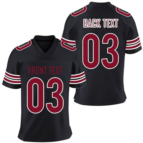 Fußballtrikot, personalisierbar, Teamname und Nummer, Fußballtrikot, anpassbare Sportuniform für Jugendliche, Männer, Frauen, Geschenk