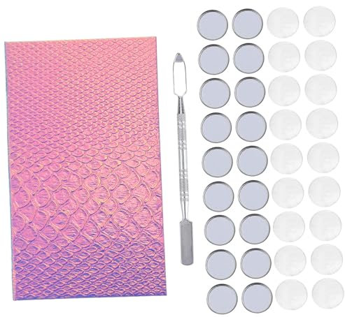 HONMEET 1satz Leere Magnetische Lidschatten Palette Für Make-up Tragbare Kosmetikbox Für Lippenstift Blush Und Puder Inklusive Magnetpad Für Einfache Befestigung Für Reisen Und