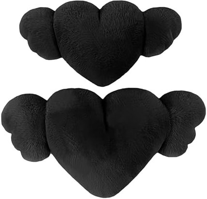 Generico Cuscino per il collo a forma di cuore per auto,Cuscino per auto
