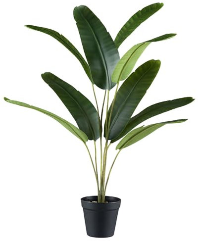 Pflanzen Kölle Künstliche Mini-Bananenpflanze, Höhe ca. 65 cm
