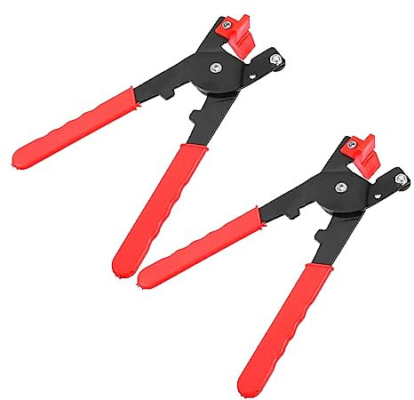 Tenaglie Tagliapiastrelle Manuale per Mosaico e Lastre Rosso 2 Pezzi