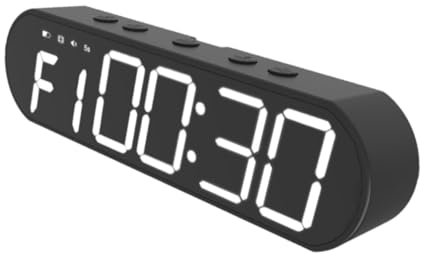 misppro Temporizador de gimnasio LED de intervalo multifunción, cronómetro de cuenta regresiva para fitness, entrenamiento, ejercicio, interior y exterior