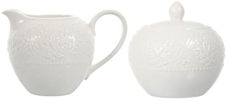 MUCKLILY 2 Pezzi Lattiera e Zuccheriera in con Superficie Liscia per Cucina e Design Moderno e Facile da Materiale Premium Resistente