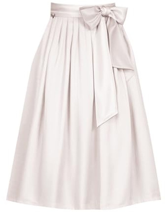Falda Midi Mujer Cintura Alta, Estilo Bohemio Elegante, Falda Evasé Acampanada Ideal para Primavera Verano Otoño