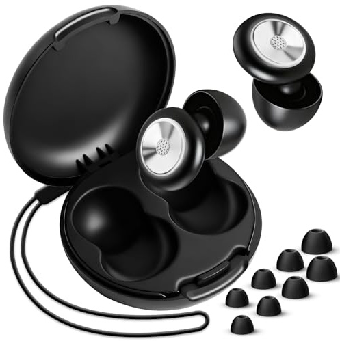 Tappi Orecchie Dormire,Antirumore Quiet Silicone Auricolari,Riutilizzabili