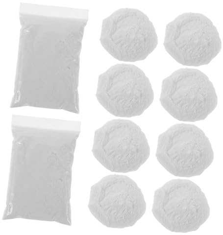 Cemento Adhesivo 20 Bolsas para Casas de Muñecas, Ladrillos Miniatura | Material de Almidón de Maíz, Color Blanco, para Construcción de Maquetas y Proyectos de Bricolaje