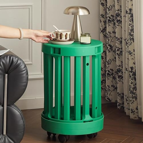 Stapelbara pallar, set med 4, minimalistiska svängbara plastpallar för platsbesparande och mångsidig användning i vardagsrum, sovrum eller balkong