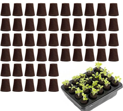 Fyrdyn Spugne Idroponiche - Attrezzature Da Giardino | Spugne per Radici Più Forti | per Terrazzo Patio Giardino Fattoria e
