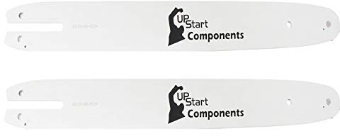 Paquete de 2 barras guía de motosierra de 16 pulgadas de repuesto para Stihl MS 170 - (16 pulgadas, 3/8 pulgadas, 0.50 pulgadas, 55 eslabones de transmisión) | (16 pulgadas, 1 cm, 0.127 cm, 55 eslabones de transmisión)
