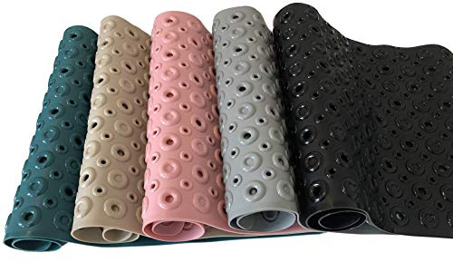 RHP Badewanneneinlage Badewannenmatte Duschmatte Anti-Rutsch-Matte Dusche Badewanne 39 x 70 cm, 100% Geruchlos (Schwarz)