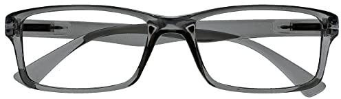 OPULIZE Pep Reading Glasses, Gris, +2,50 Dioptrías Unisex