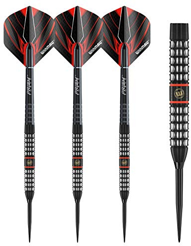 WINMAU Sicario 22 Gramm Profi Wolfram Steeltip Dartpfeile Set mit Flights und Schäfte